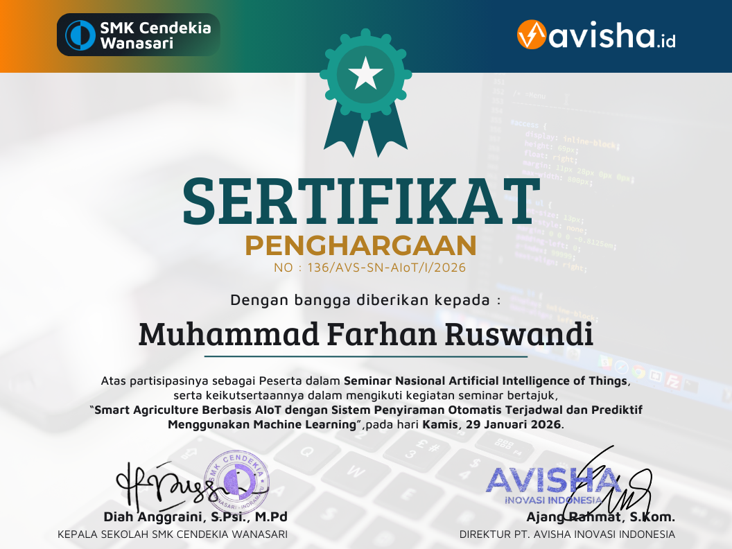 Seminar Nasional Artificial Intelligence of Things